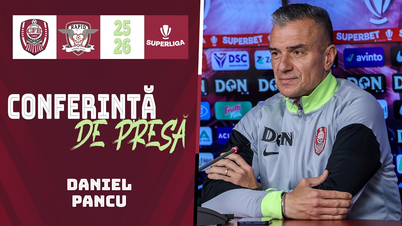 📽 CFR Cluj - Rapid | Pancu: „Mâine va fi cu totul altceva!”