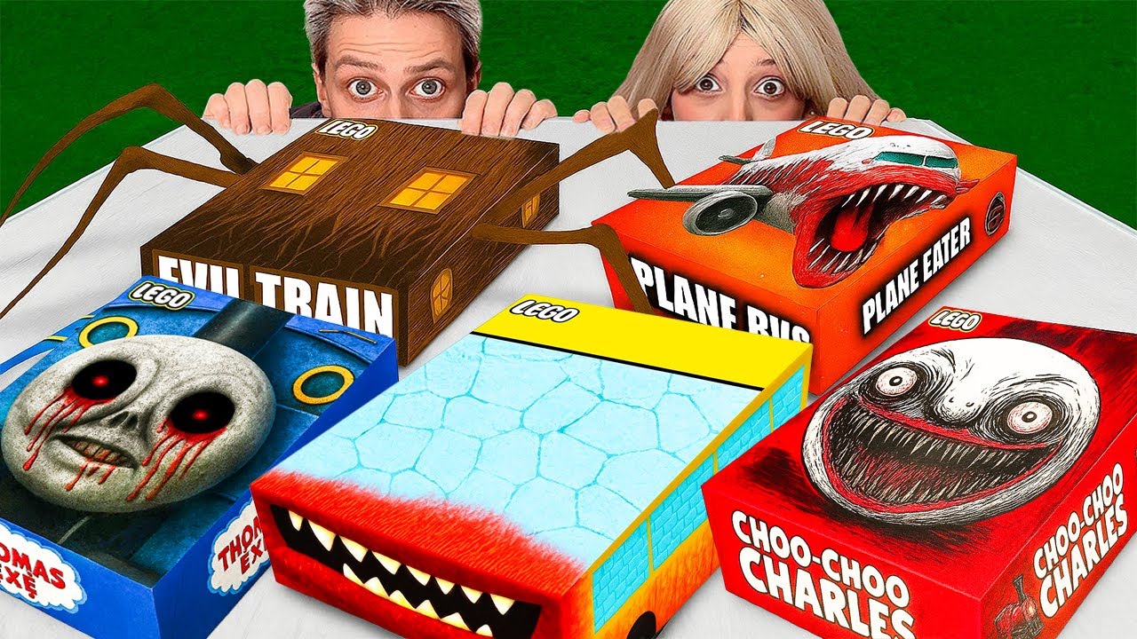 DO NOT OPEN THE LEGO SET WITH CHOO CHOO CHARLES, THOMAS.EXE, HOUSE HEAD & PLANE EATER at 3:00 !!!