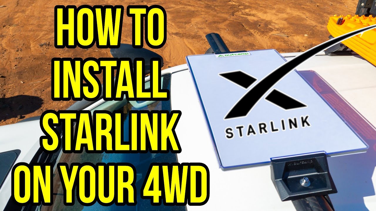 How to install Starlink on your 4wd permanently (& reduce power)