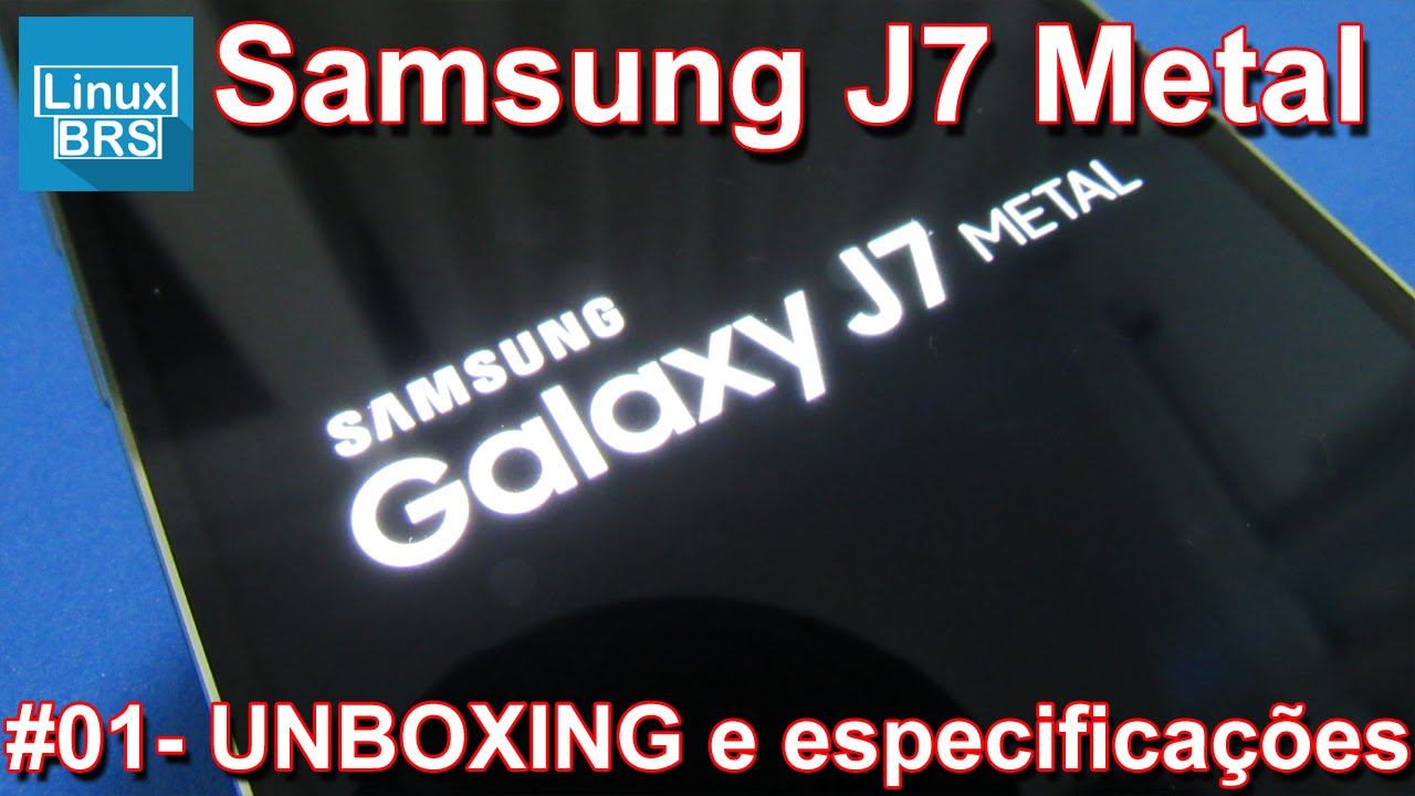 Samsung Galaxy J7 2016 Metal - UNBOXING [ TIRANDO DA CAIXA ] e especificações