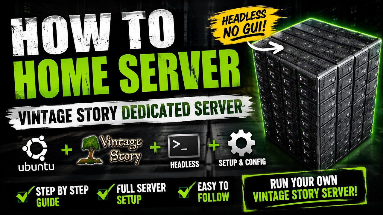 How to Set Up a Vintage Story Server on Linux (Ubuntu Server Tutorial)