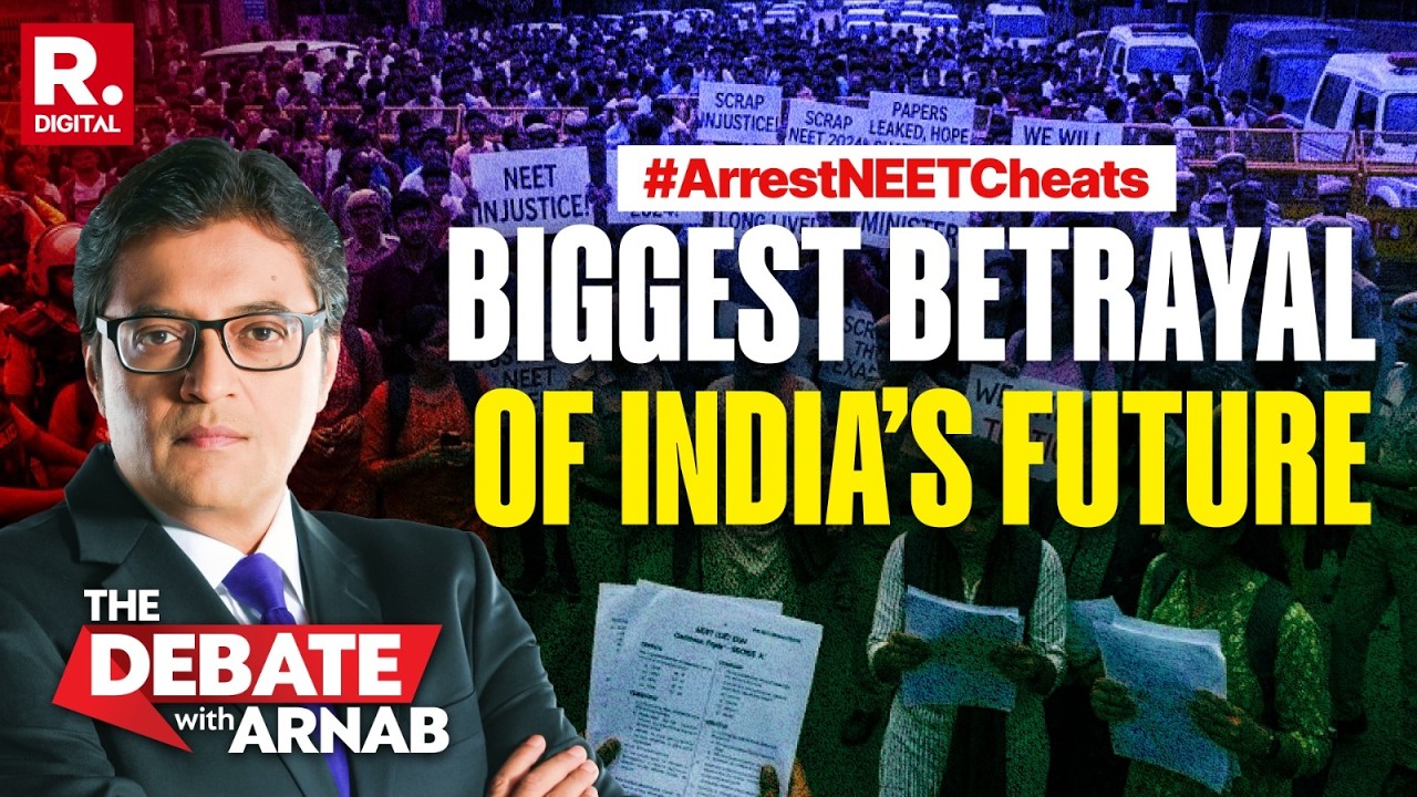 Debate With Arnab: 4TH NEET Paper Leak In 5 Years, Will Cheats Be Arrested This Time?