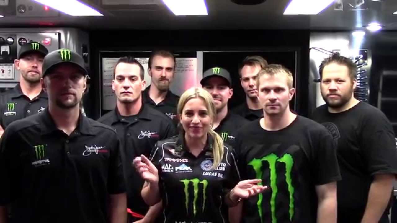 Brittany Force's Monster Energy Team