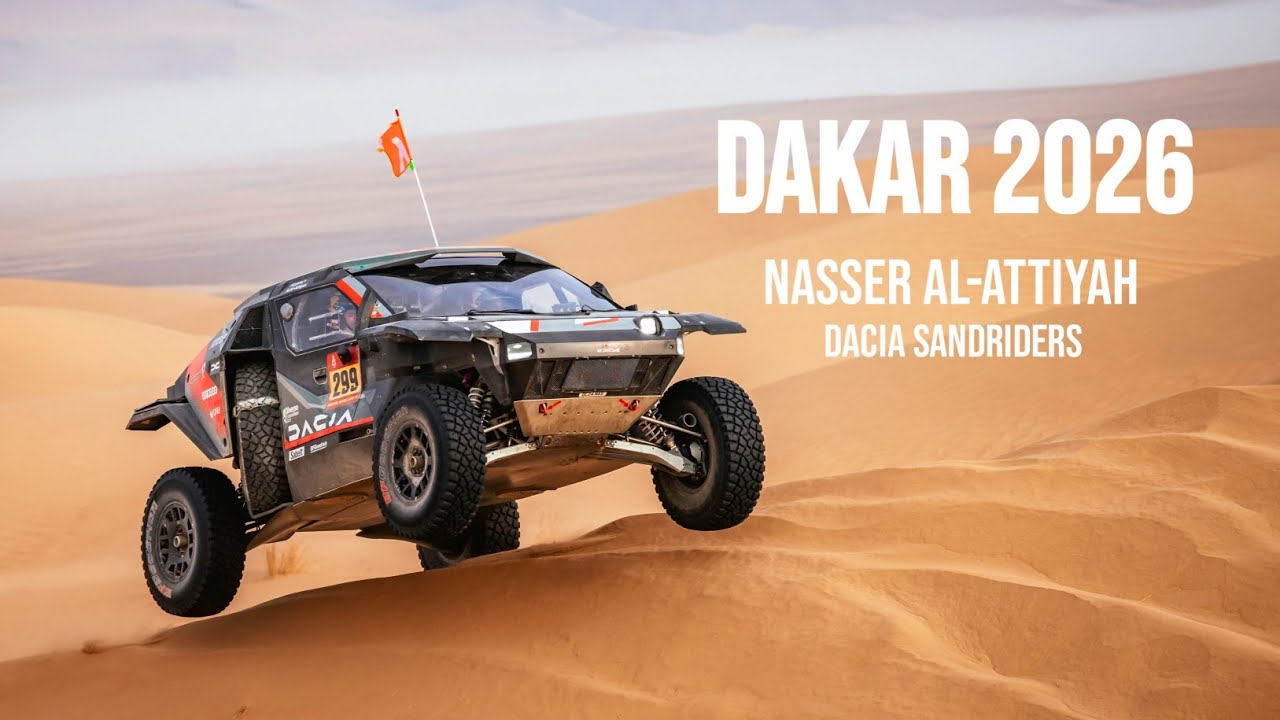 Nasser Al-Attiyah at the Dakar Rally 2026 &mdash; Dacia Sandriders