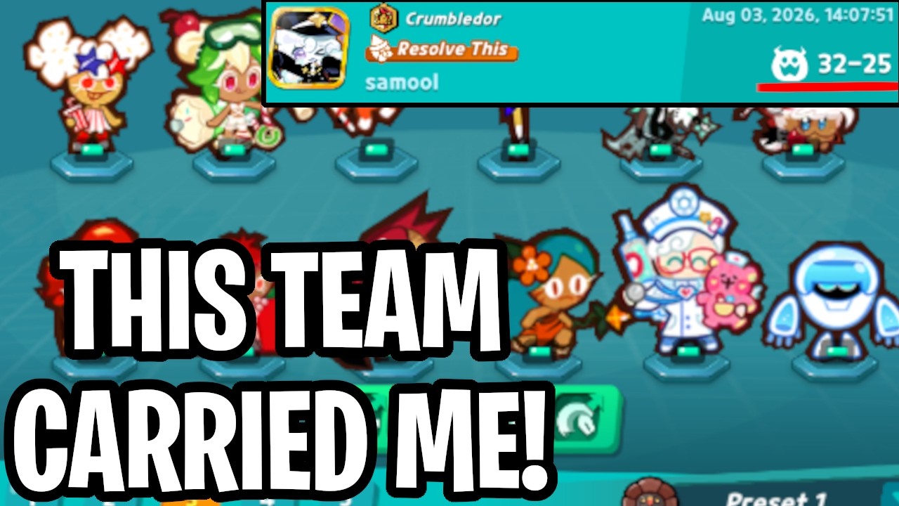 This Team Is INSANE For Pushing Stages!! [Cookie Run Crumble]
