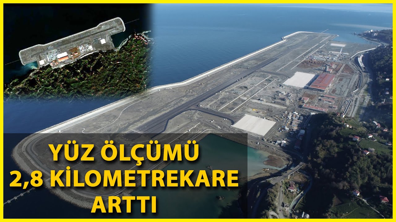 Türkiye Yüz Ölçümünü Değiştiren Deniz Dolgusu Uydu Fotoğraflarında