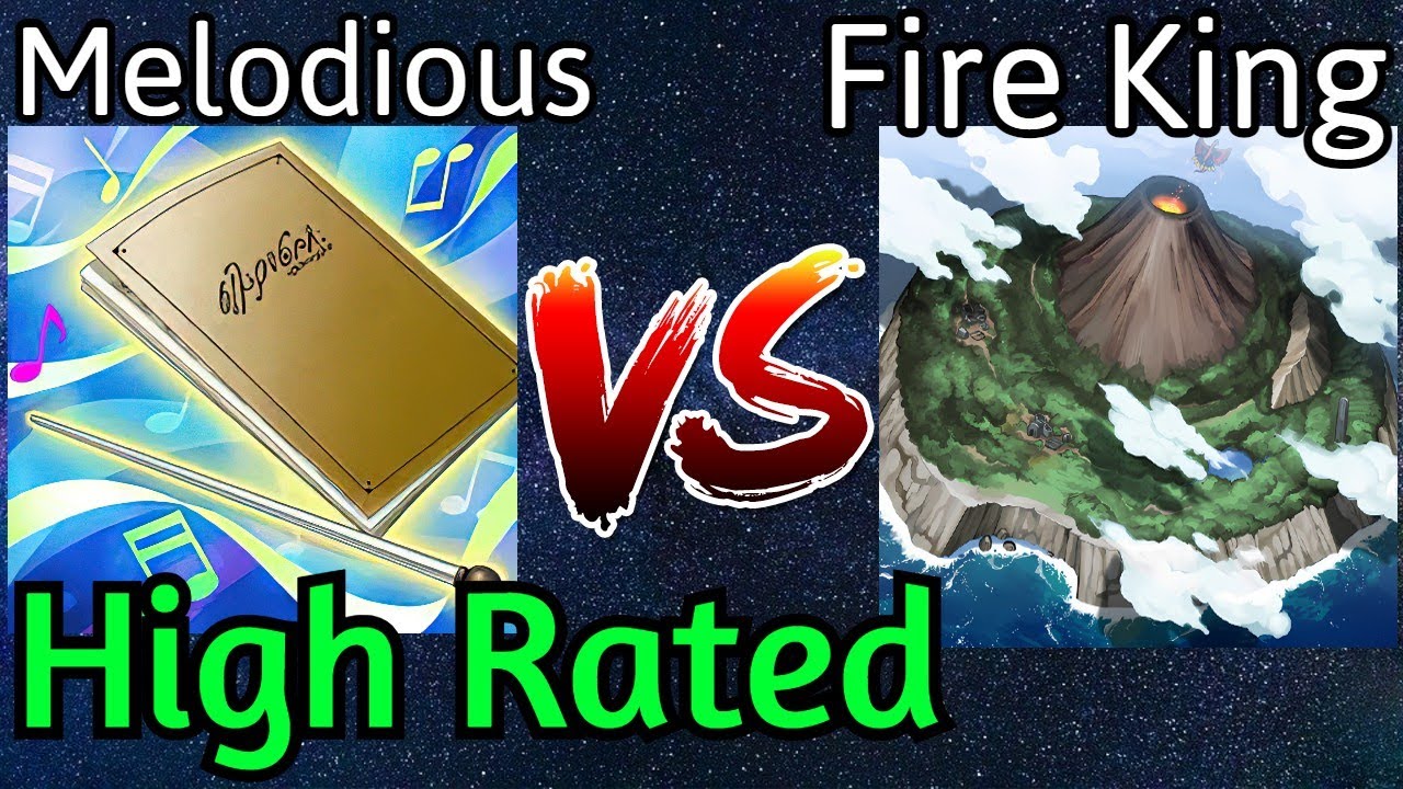 Melodious Vs Snake-Eye Fire King High Rated DB Yu-Gi-Oh!