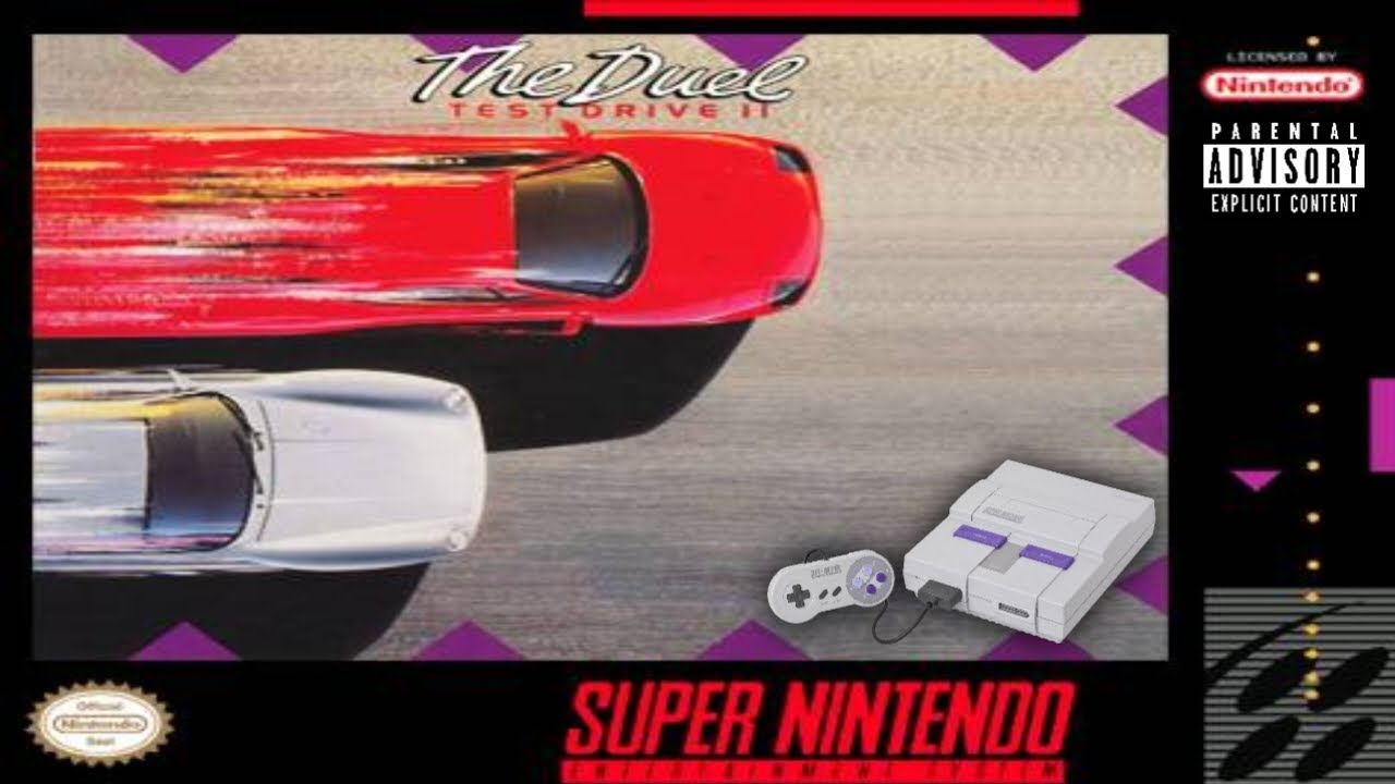 -SNES- THE DUEL: TEST DRIVE II (Gameplay) #DaDrunkGamer #SNES #Retro