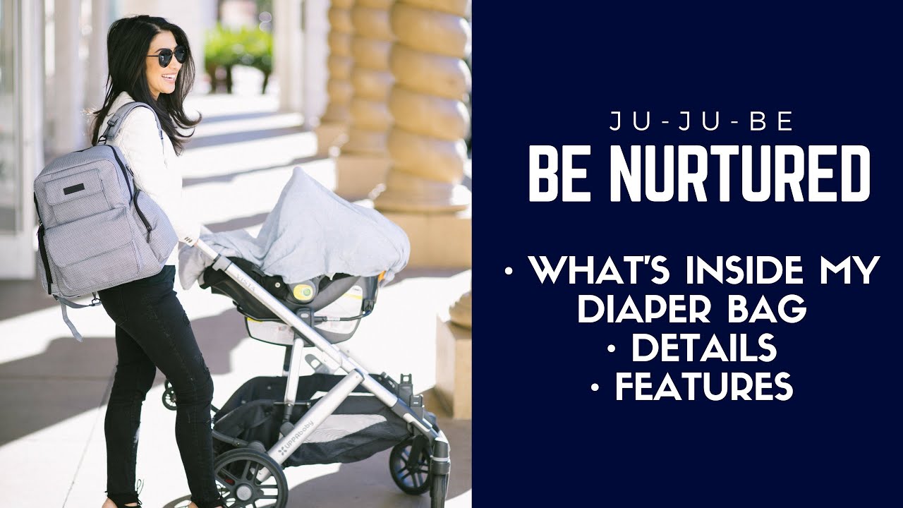 What’s Inside My Diaper Bag? Ju-Ju-Be Be Nurtured | How To Pack for a Toddler and Infant!