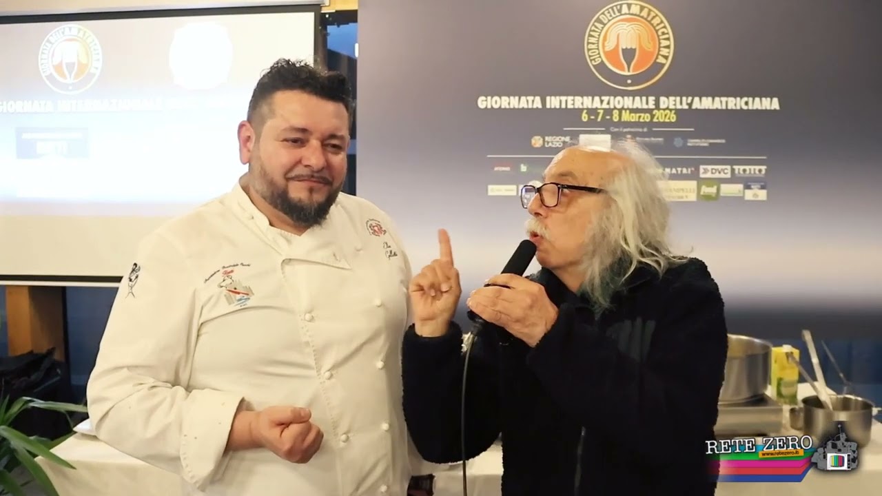 Con lo Chef Elia Grillotti da Amatrice - Prima Giornata Internazionale dell'Amatriciana