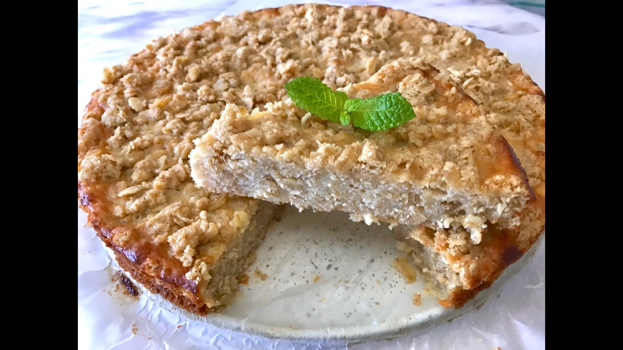 Healthy oatmeal pie
