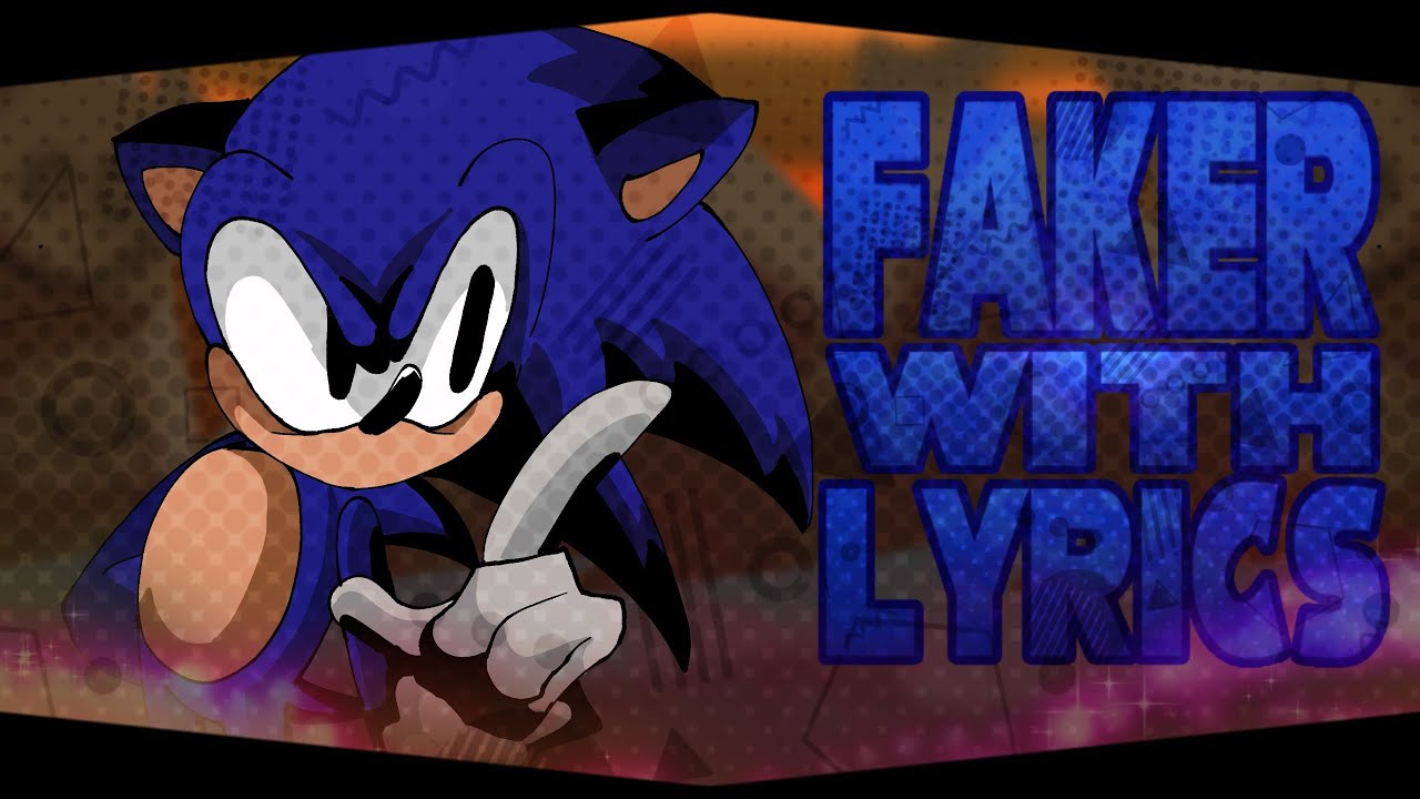 Faker WITH LYRICS - [FT. @DevilLyrics100] - FNF Sonic.EXE Lyrical Cover
