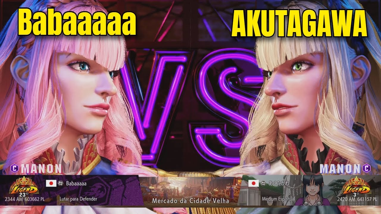 Street Fighter 6 🔥 Babaaaaa (Manon) vs AKUTAGAWA (Manon) – Безумный Бой! [Высокоуровневые Повторы]