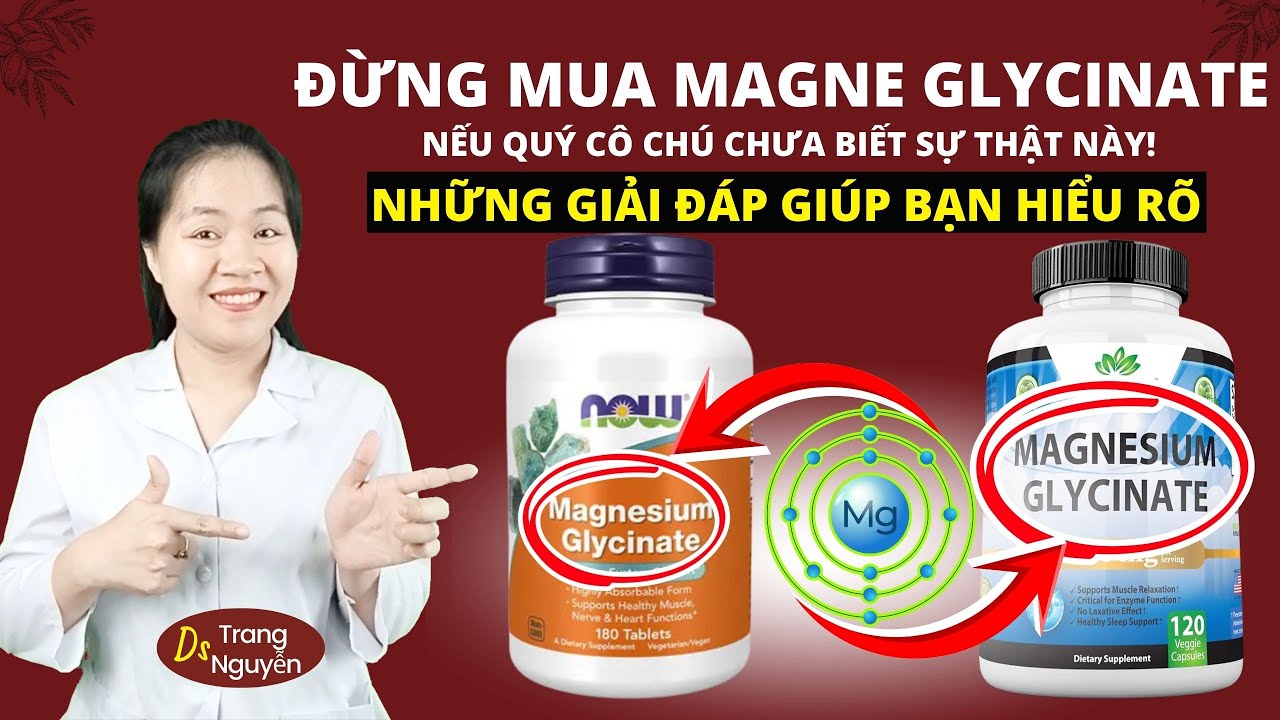 Đừng Uống Magne Glycinate nếu bạn chưa biết 7 Sự Thật này (kẻo phản tác dụng!)