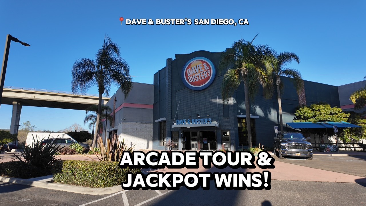 МЫ ВЫИГРАЛИ ДЖЕКПОТ В DAVE & BUSTER'S В САН-ДИЕГО! #daveandbusters #angrybirds