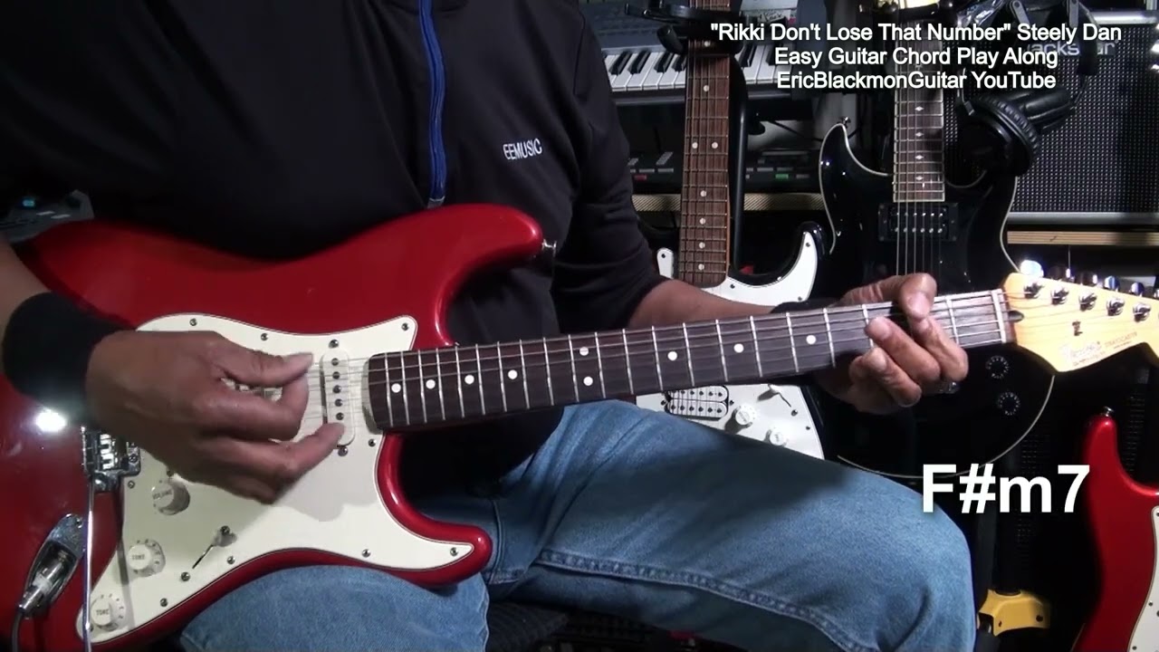 RIKKI DON'T LOSE THAT NUMBER Steely Dan Guitar Chords Play Along TUTORIAL AVAILABLE