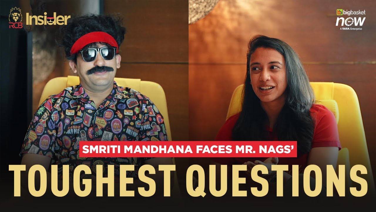 Mr. Nags vs. Smriti Mandhana: The Most Hilarious Interview of WPL 2025 | RCB Insider Show