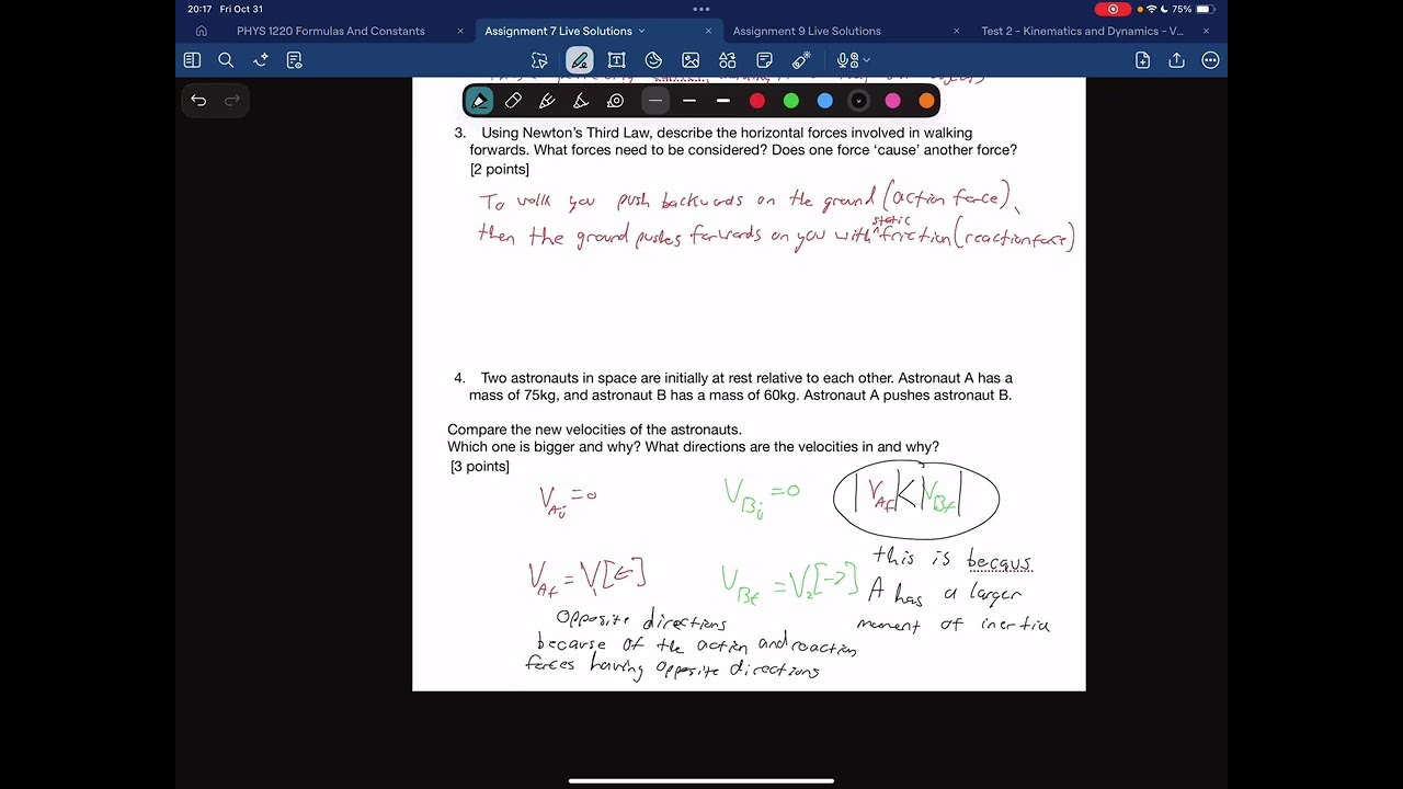 Assignment 7 Solutions PHYS 1220 F25