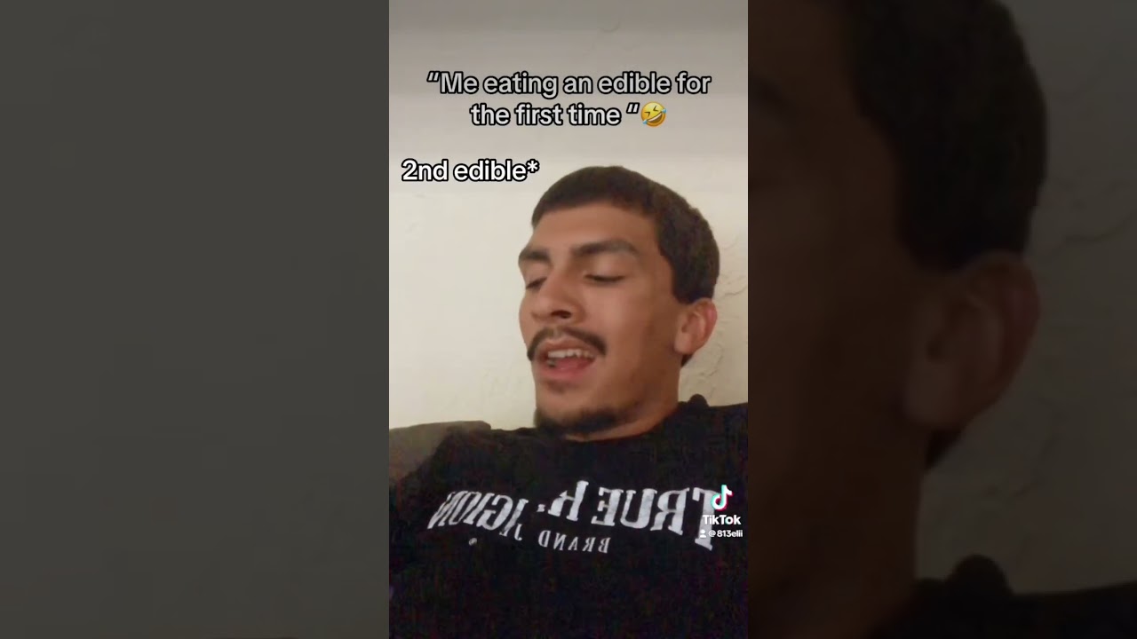 Eating an Edible for the first time ! #funny #funnycomedy #edible #high