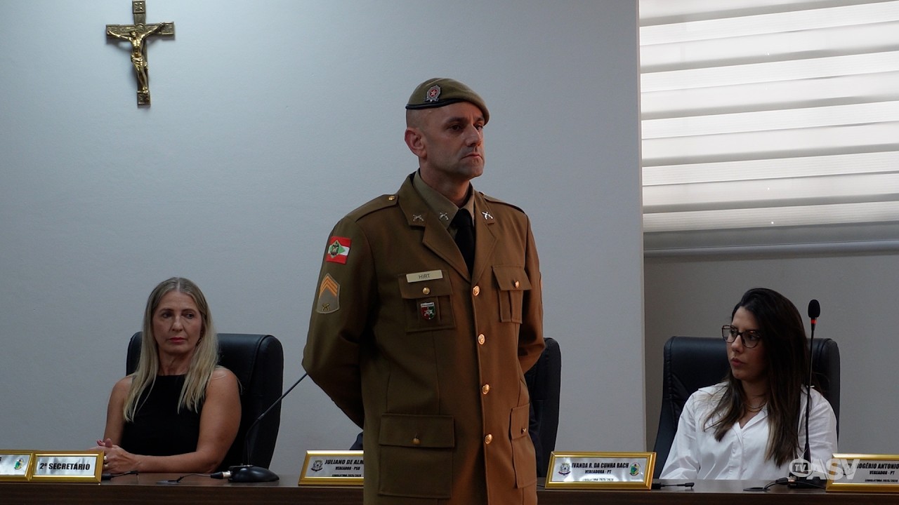 3º Sargento Sandro Hirt assume o comando do Grupamento de Polícia Militar de Pinhalzinho