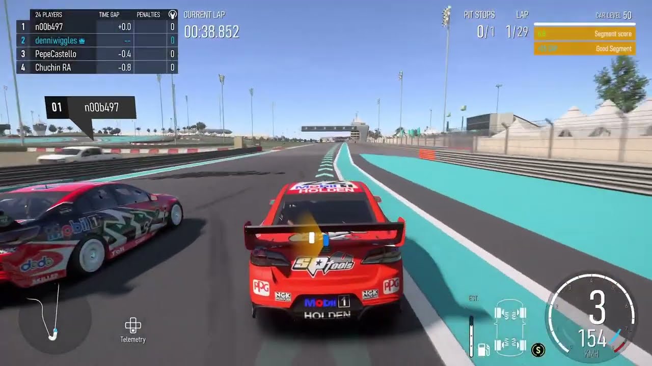 FM8 V8 supercars R1 at abu Dhabi 2 races Part 1/2 2026.