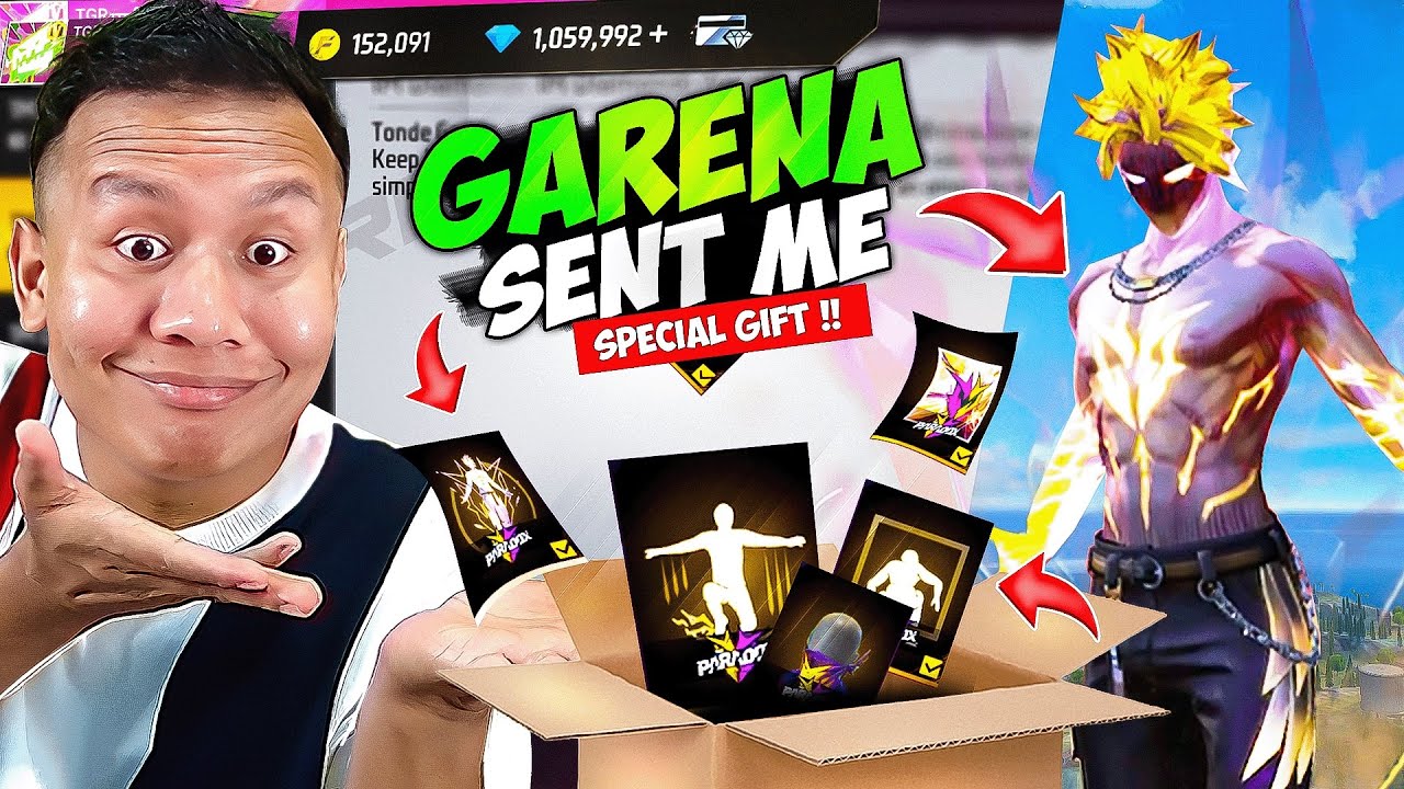 Garena прислала мне сюрпризы в почтовом ящике 😱 Tonde Gamer