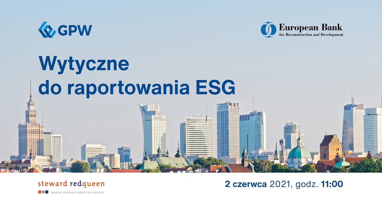 Webinar:  Wytyczne do raportowania ESG