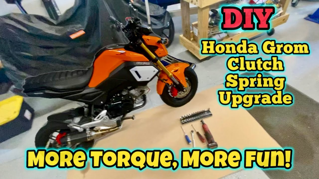 Honda Grom Clutch Spring Upgrade: More Torque, More Fun! #HondaGrom #clutchupgrade #DIY #performance