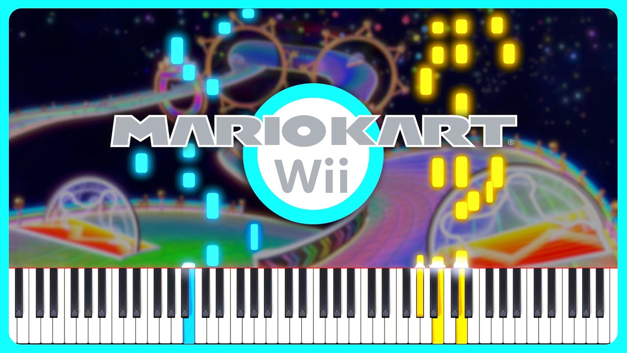 Wii Rainbow Road ~ Mario Kart Wii | Piano (+ Sheet Music)
