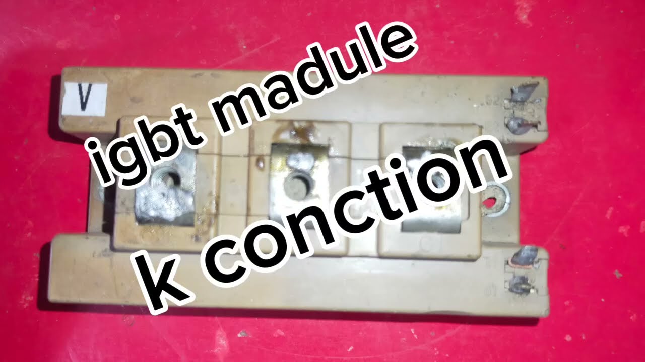 IGBT module ke connection . how to IGBT module connection. desi inverter mein IGBT modul
