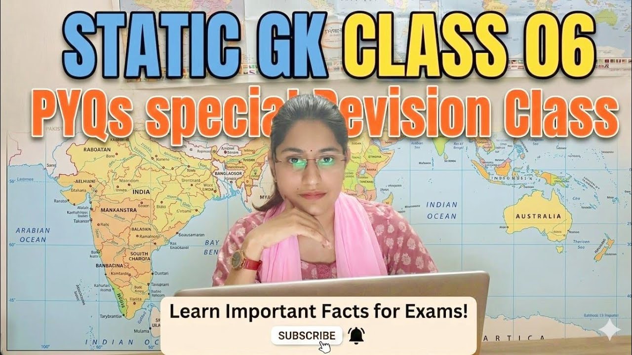 STATIC GK Practice class 06 || Previous year question paper analysis || For All Competitive Exams 