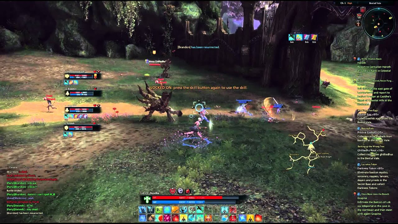 TERA Online - Priest World PvP CBT3