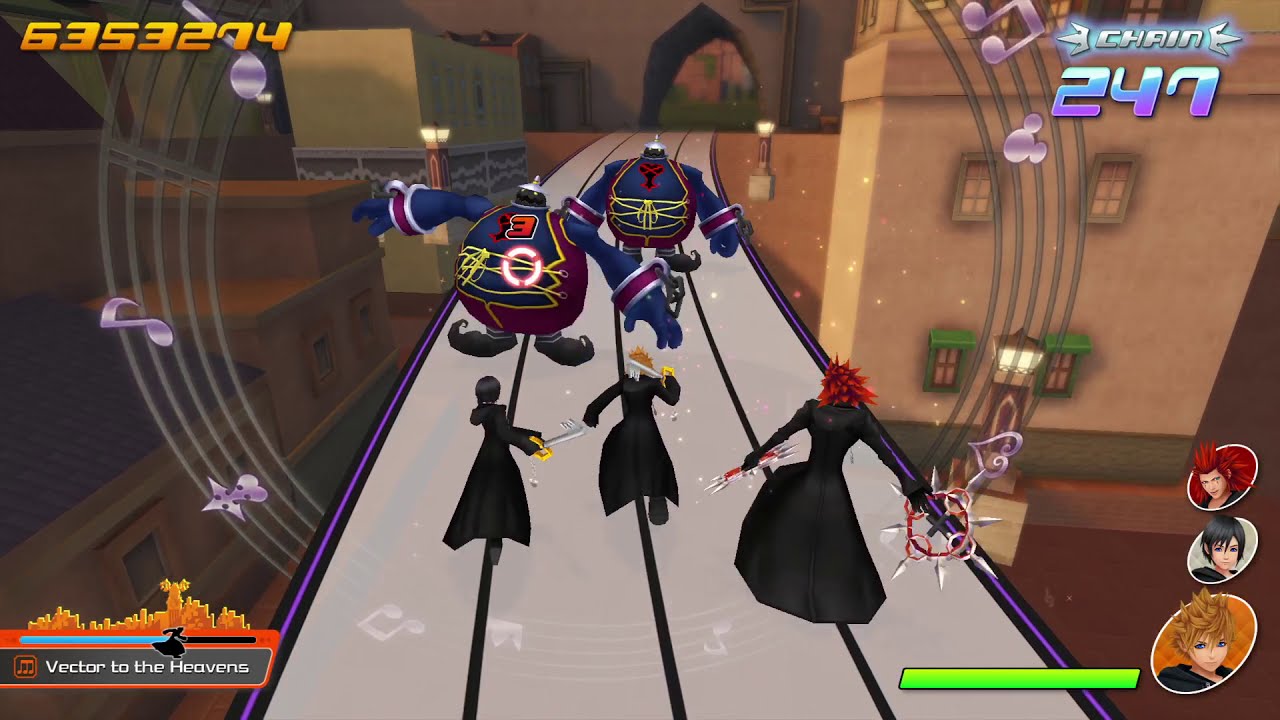 Kingdom Hearts Melody of Memory - Vector to the Heavens Full Chain Proud