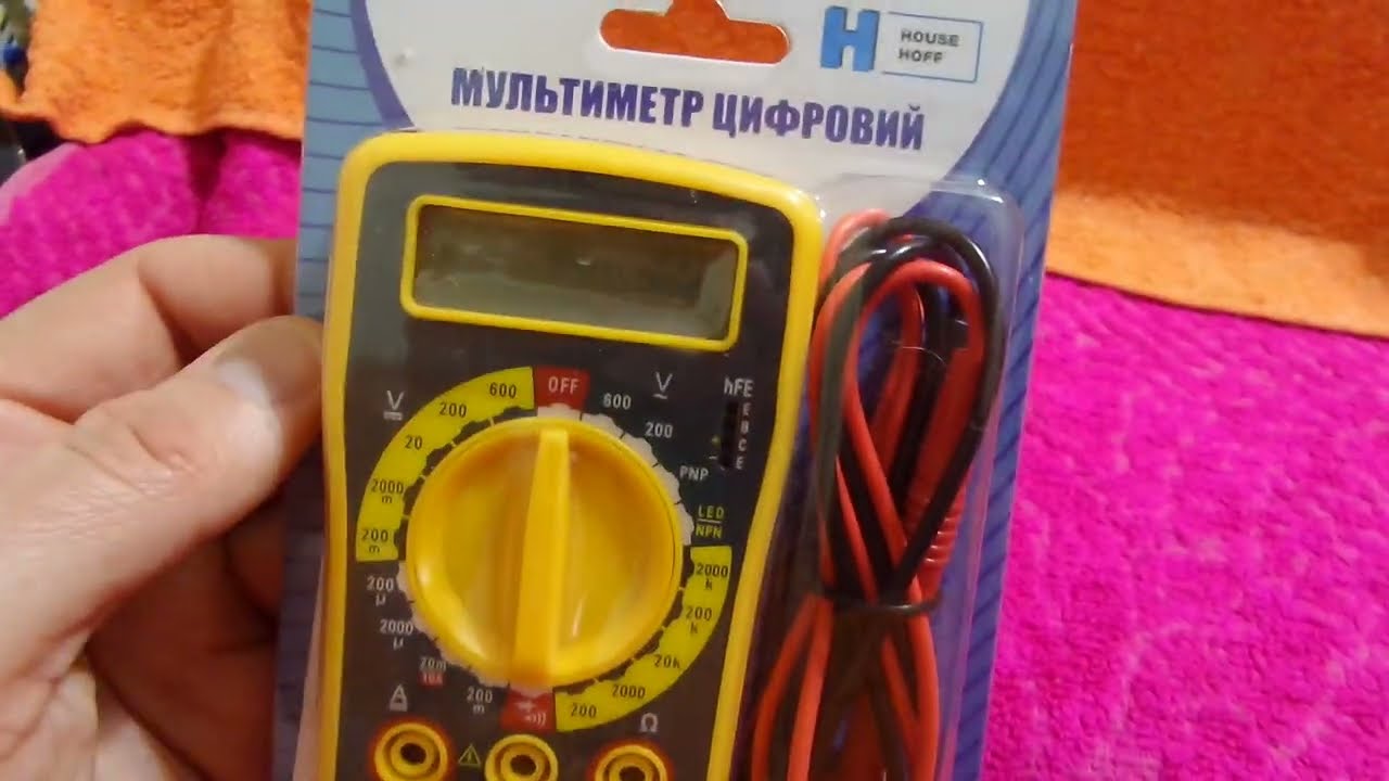 iF Аврора House Мультиметр цифровий Hoff Hikari HM-1000 Digital multimeter 20231206