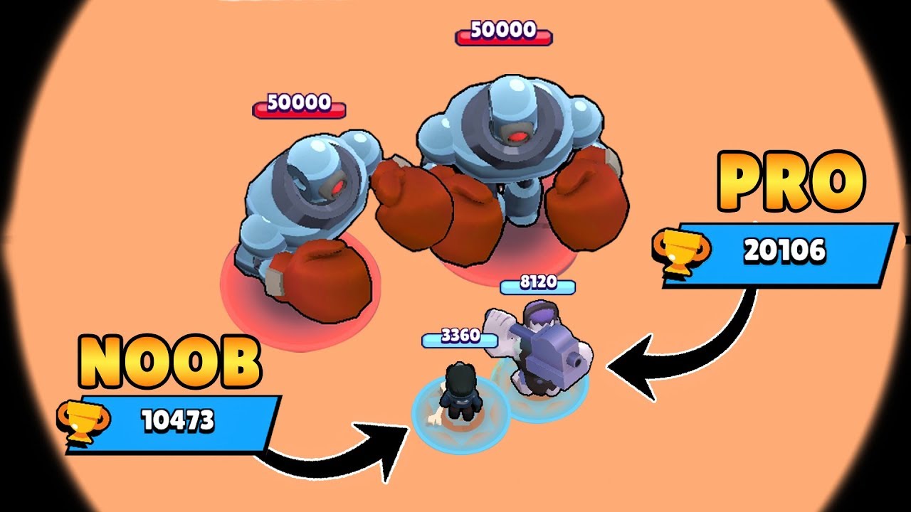20000 Trophy Player Carrying Noobs in Brawl Stars
