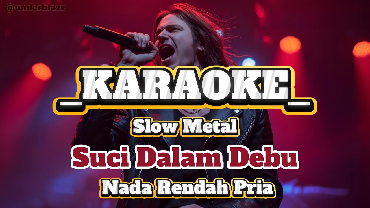 Suci Dalam Debu – Iklim ll Karaoke Slow Metal ll Nada Rendah Pria #karaokemetal #karaokemalaysia