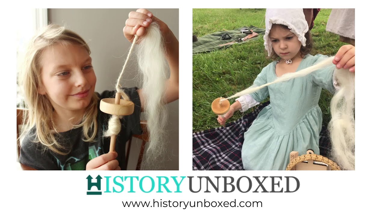History Unboxed: Drop Spindle Tutorial