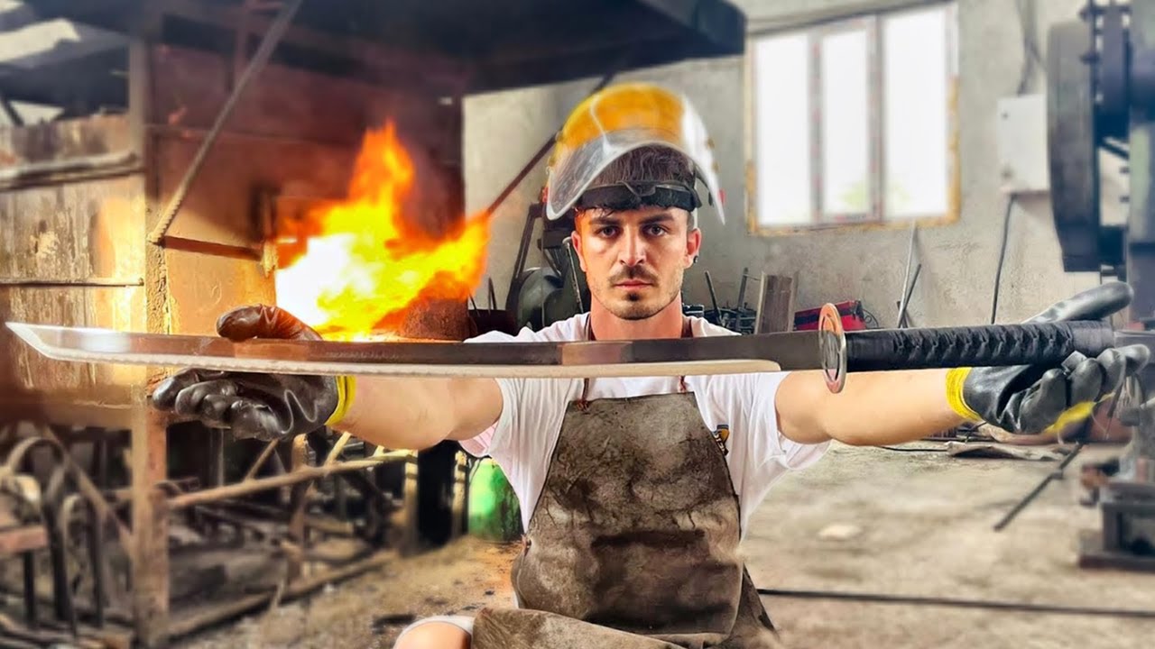 KENDİME SAMURAY KILICI YAPTIM!! (KATANA)