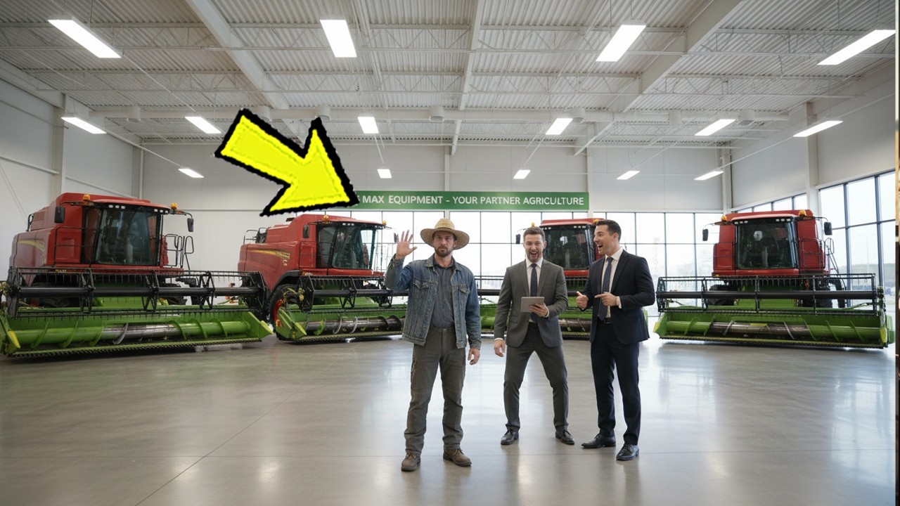 Farmer Walks Into the Dealership “I Want 5 Combines” — The Dealer Laughs, Then Freezes