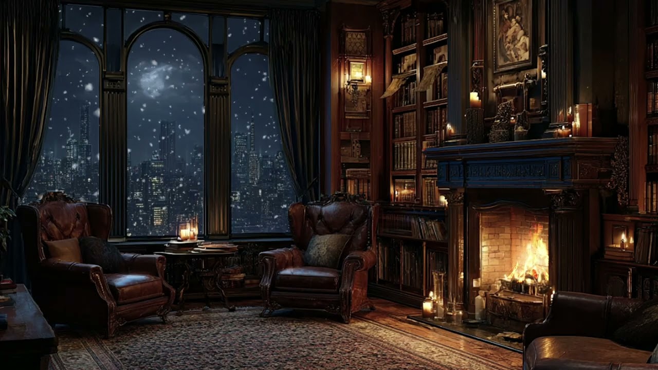 Quiet Winter Piano | Cozy Sounds for a Peaceful Night ❄️🔥