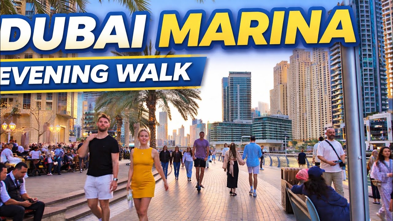 Marina Evening Walk | Luxury Vibes & City Lights