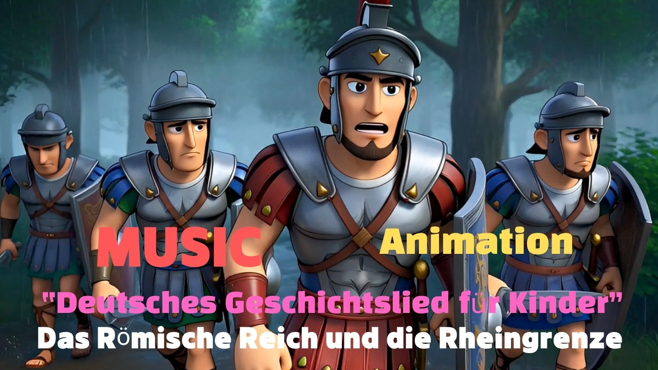 Deutsche Geschichte für Kinder – Das Römische Reich am Rhein | Limes, Germanen & Römer Kinderlied