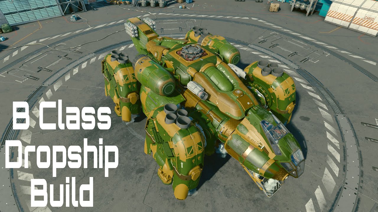 Starfield Custom B Class Dropship Build