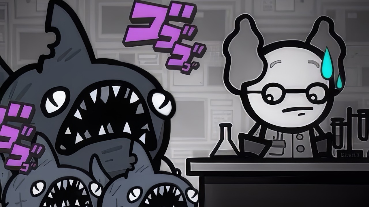 Persuading THREE SHARKS in MEWGENICS