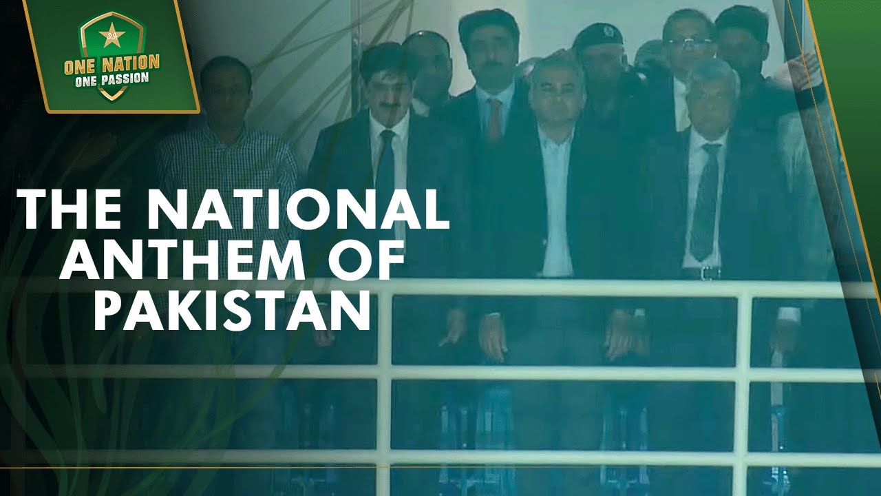 The National Anthem of Pakistan Ahead of the New-Look National Bank Stadium, Karachi