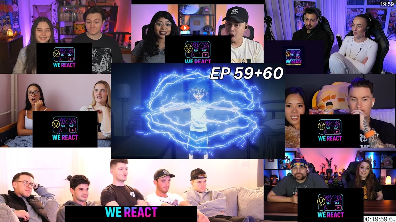 Hunter x Hunter Episode 59-60 | Reaction Mashup
