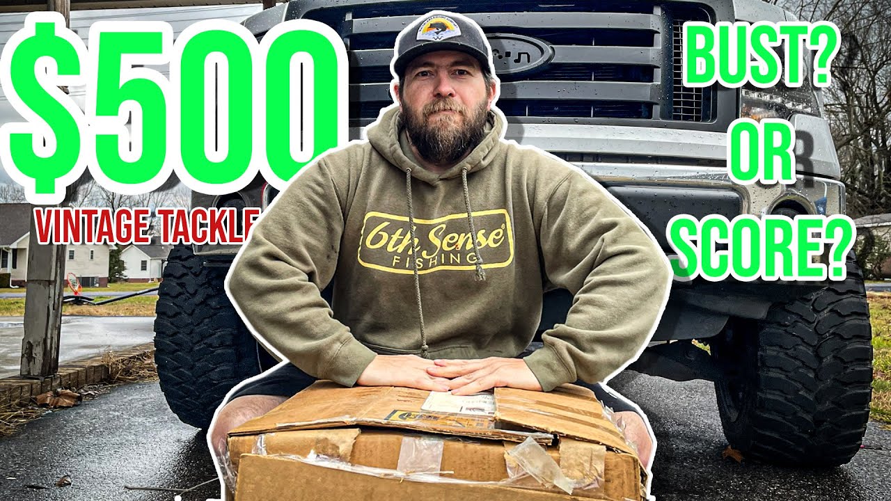 I Spent $500 on VINTAGE FISHING TACKLE on MARKEPLACE...