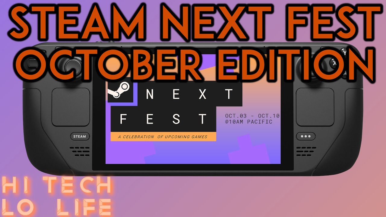 「Steam Deck」 Steam October Next Fest 2022. 15 Demos I tried on Steam Deck!