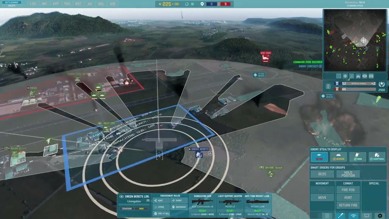 WARNO - 10v10 PvP match number 3 - 06.01.2025 - NATO side - Territorialkommando Süd