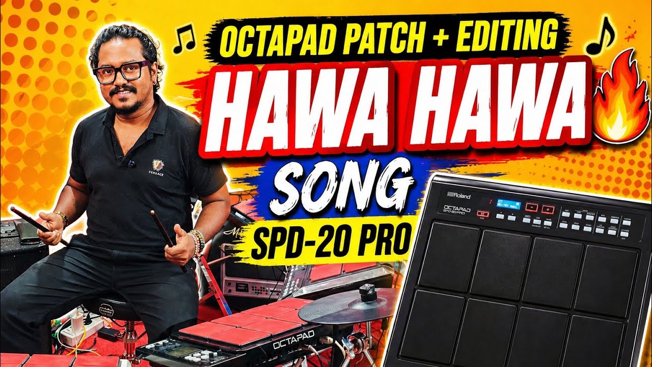 Hawa Hawa Octapad Patch With Editing | SPD-20 Pro | Bubai Das Octapad Guru | Radhe Radhe 